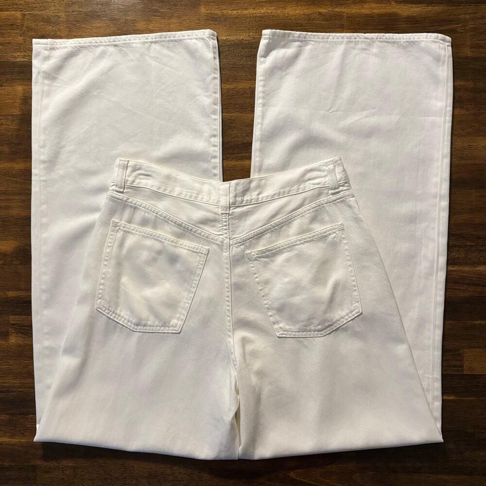Madewell White Wide-Leg Jeans - Picture 4 of 16